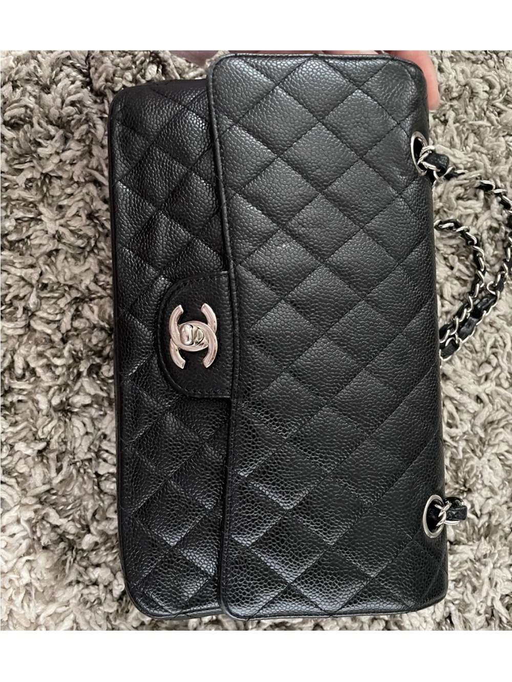 CHANEL Classic Flap bag Black Purse Currently Retails for $12K